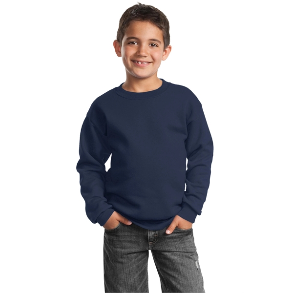 Port & Company - Youth Core Fleece Crewneck Sweatshirt. - Port & Company - Youth Core Fleece Crewneck Sweatshirt. - Image 108 of 109