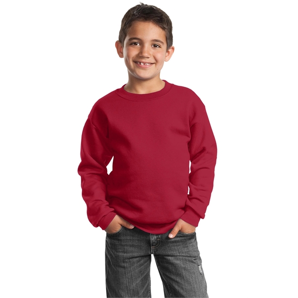 Port & Company - Youth Core Fleece Crewneck Sweatshirt. - Port & Company - Youth Core Fleece Crewneck Sweatshirt. - Image 91 of 109