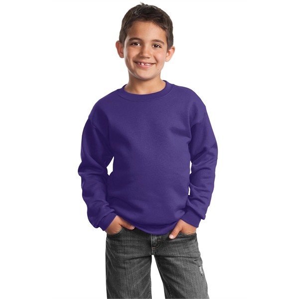 Port & Company - Youth Core Fleece Crewneck Sweatshirt. - Port & Company - Youth Core Fleece Crewneck Sweatshirt. - Image 101 of 109