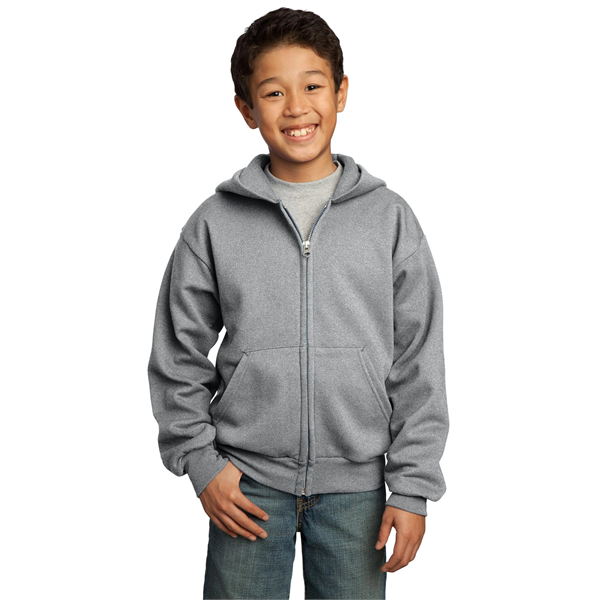 Port & Company - Youth Core Fleece Full-Zip Hooded Sweats... - Port & Company - Youth Core Fleece Full-Zip Hooded Sweats... - Image 72 of 115