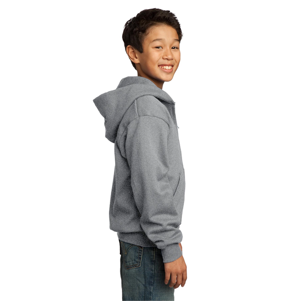 Port & Company - Youth Core Fleece Full-Zip Hooded Sweats... - Port & Company - Youth Core Fleece Full-Zip Hooded Sweats... - Image 3 of 115