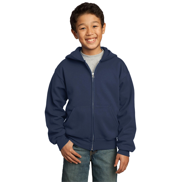 Port & Company - Youth Core Fleece Full-Zip Hooded Sweats... - Port & Company - Youth Core Fleece Full-Zip Hooded Sweats... - Image 74 of 115