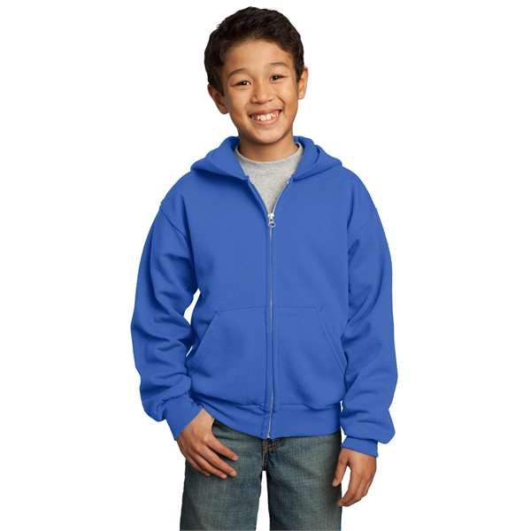 Port & Company - Youth Core Fleece Full-Zip Hooded Sweats... - Port & Company - Youth Core Fleece Full-Zip Hooded Sweats... - Image 76 of 115