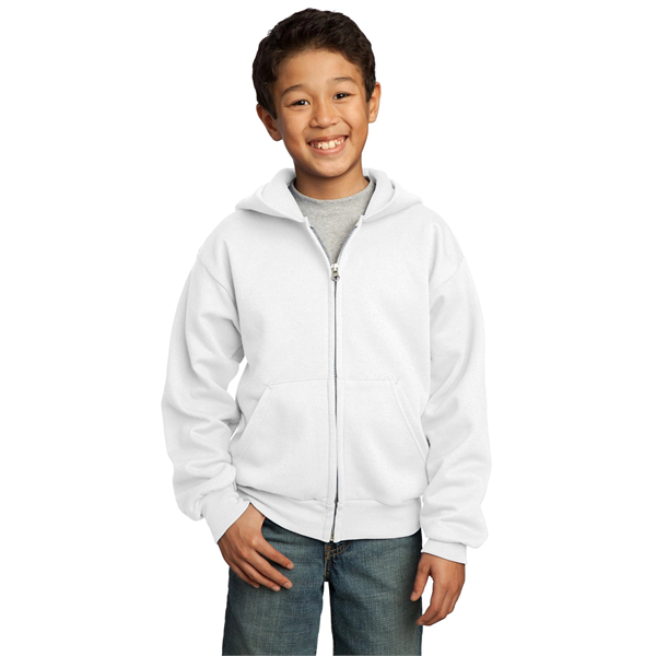 Port & Company - Youth Core Fleece Full-Zip Hooded Sweats... - Port & Company - Youth Core Fleece Full-Zip Hooded Sweats... - Image 80 of 115