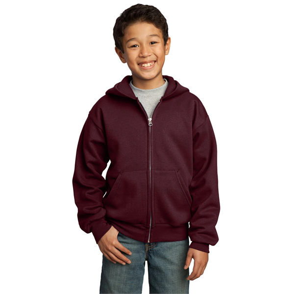 Port & Company - Youth Core Fleece Full-Zip Hooded Sweats... - Port & Company - Youth Core Fleece Full-Zip Hooded Sweats... - Image 113 of 115