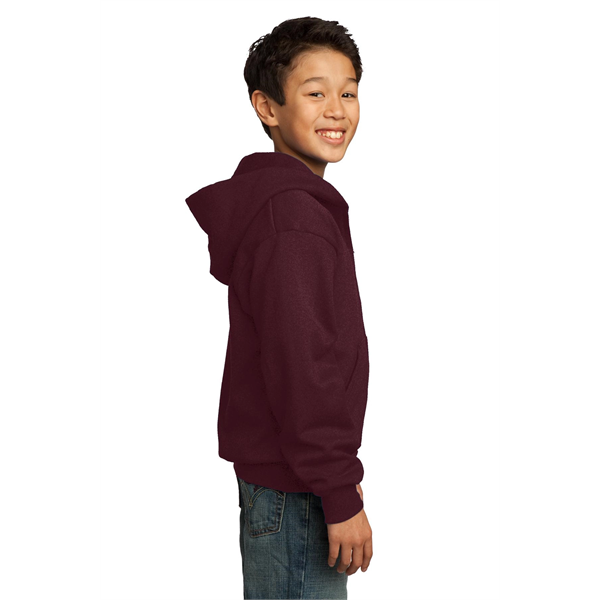 Port & Company - Youth Core Fleece Full-Zip Hooded Sweats... - Port & Company - Youth Core Fleece Full-Zip Hooded Sweats... - Image 28 of 115