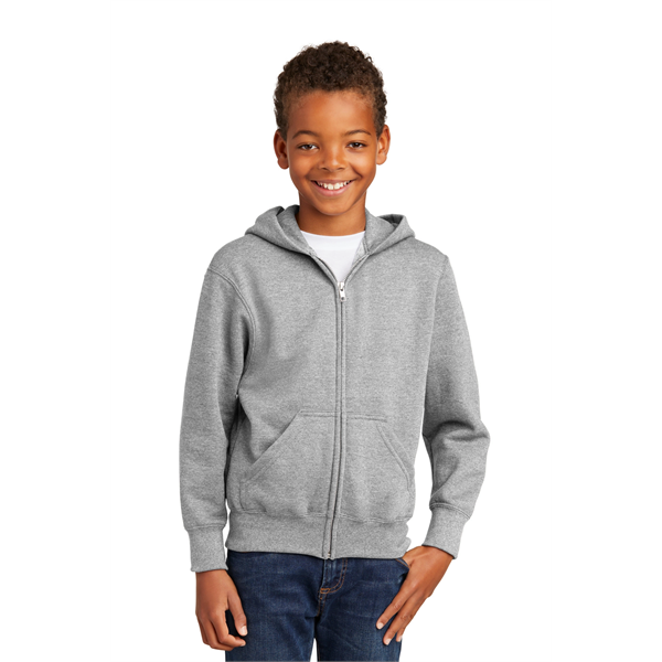 Port & Company - Youth Core Fleece Full-Zip Hooded Sweats... - Port & Company - Youth Core Fleece Full-Zip Hooded Sweats... - Image 84 of 115