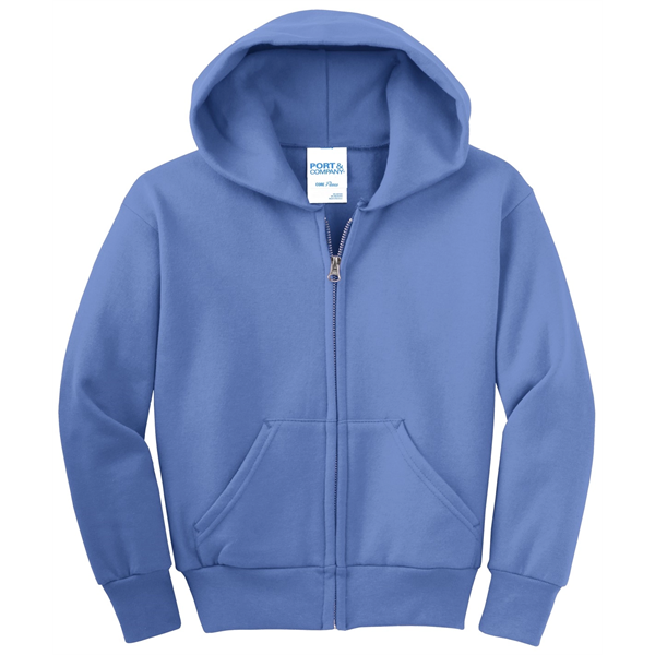 Port & Company - Youth Core Fleece Full-Zip Hooded Sweats... - Port & Company - Youth Core Fleece Full-Zip Hooded Sweats... - Image 37 of 115