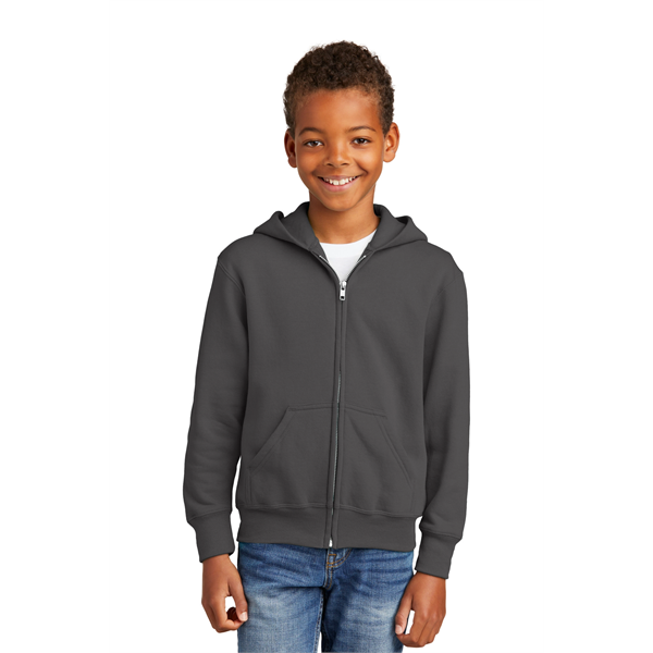 Port & Company - Youth Core Fleece Full-Zip Hooded Sweats... - Port & Company - Youth Core Fleece Full-Zip Hooded Sweats... - Image 86 of 115