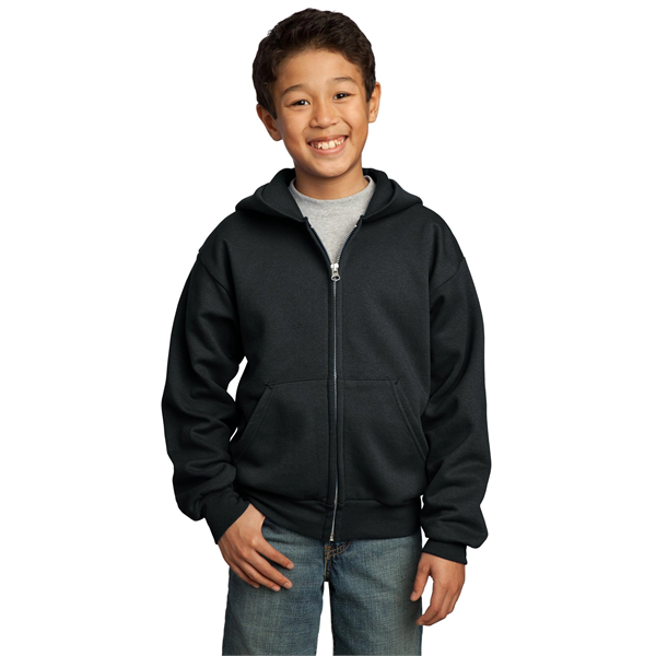 Port & Company - Youth Core Fleece Full-Zip Hooded Sweats... - Port & Company - Youth Core Fleece Full-Zip Hooded Sweats... - Image 88 of 115