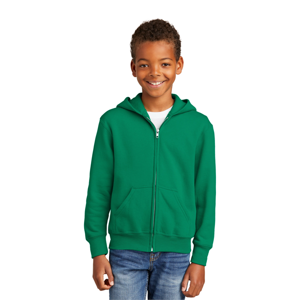 Port & Company - Youth Core Fleece Full-Zip Hooded Sweats... - Port & Company - Youth Core Fleece Full-Zip Hooded Sweats... - Image 90 of 115