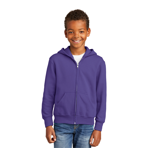 Port & Company - Youth Core Fleece Full-Zip Hooded Sweats... - Port & Company - Youth Core Fleece Full-Zip Hooded Sweats... - Image 92 of 115