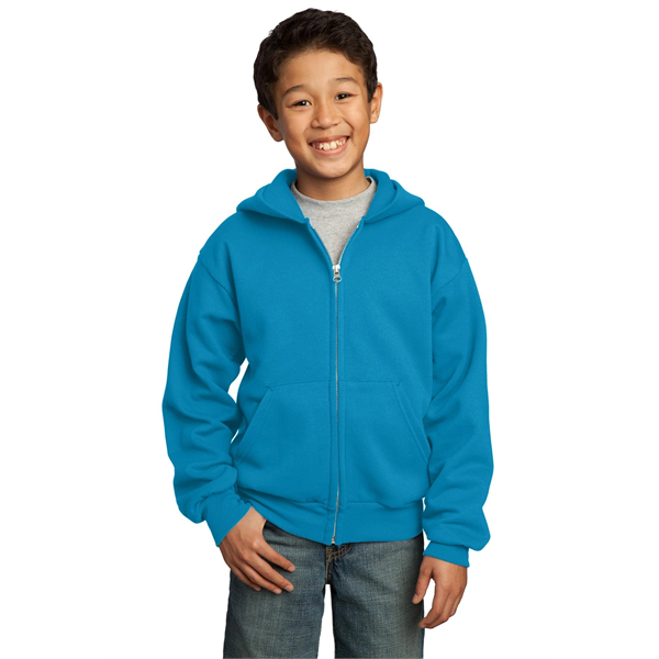 Port & Company - Youth Core Fleece Full-Zip Hooded Sweats... - Port & Company - Youth Core Fleece Full-Zip Hooded Sweats... - Image 96 of 115