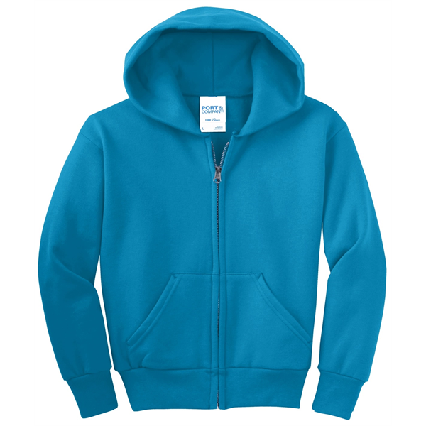 Port & Company - Youth Core Fleece Full-Zip Hooded Sweats... - Port & Company - Youth Core Fleece Full-Zip Hooded Sweats... - Image 71 of 115