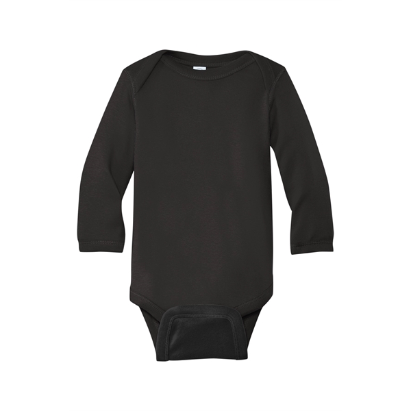 Rabbit Skins Infant Long Sleeve Baby Rib Bodysuit. - Rabbit Skins Infant Long Sleeve Baby Rib Bodysuit. - Image 8 of 29