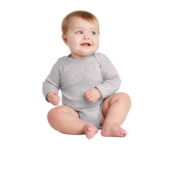 Rabbit Skins Infant Long Sleeve Baby Rib Bodysuit. - Rabbit Skins Infant Long Sleeve Baby Rib Bodysuit. - Image 1 of 29