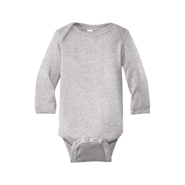 Rabbit Skins Infant Long Sleeve Baby Rib Bodysuit. - Rabbit Skins Infant Long Sleeve Baby Rib Bodysuit. - Image 12 of 29