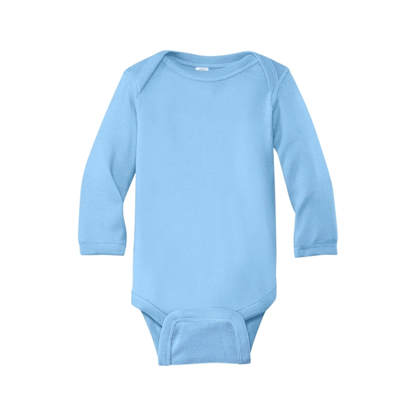 Rabbit Skins Infant Long Sleeve Baby Rib Bodysuit. - Rabbit Skins Infant Long Sleeve Baby Rib Bodysuit. - Image 16 of 29