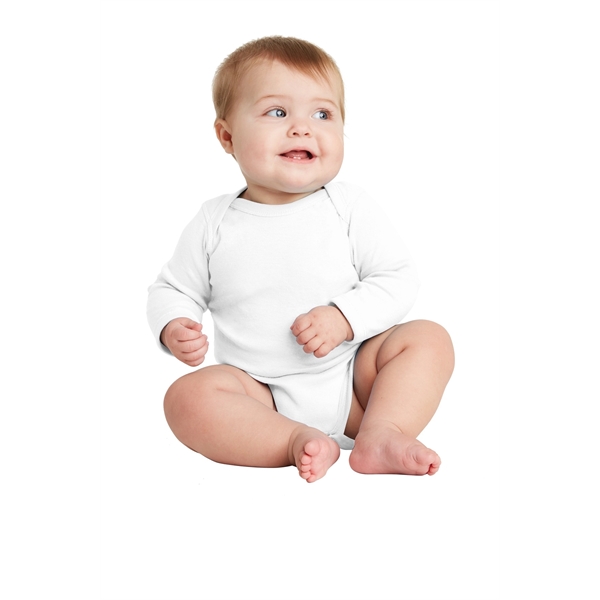 Rabbit Skins Infant Long Sleeve Baby Rib Bodysuit. - Rabbit Skins Infant Long Sleeve Baby Rib Bodysuit. - Image 5 of 29