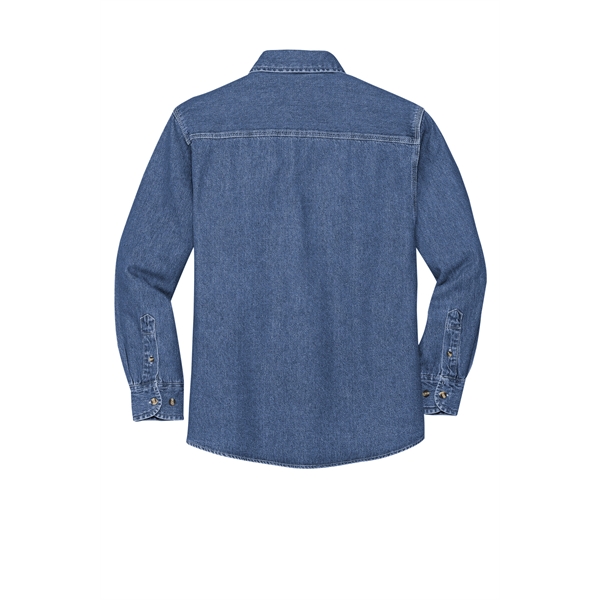 Port Authority Heavyweight Denim Shirt. - Port Authority Heavyweight Denim Shirt. - Image 4 of 5