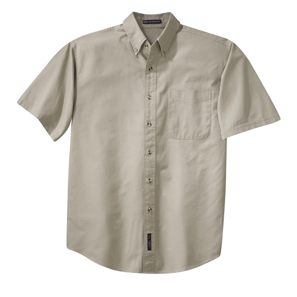 Port Authority Short Sleeve Twill Shirt. - Port Authority Short Sleeve Twill Shirt. - Image 4 of 28