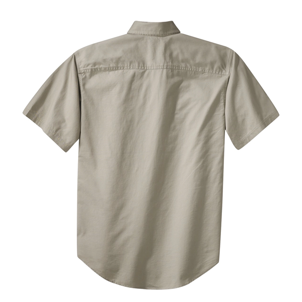 Port Authority Short Sleeve Twill Shirt. - Port Authority Short Sleeve Twill Shirt. - Image 5 of 28