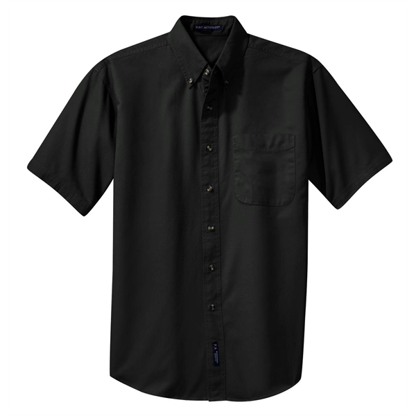 Port Authority Short Sleeve Twill Shirt. - Port Authority Short Sleeve Twill Shirt. - Image 8 of 28