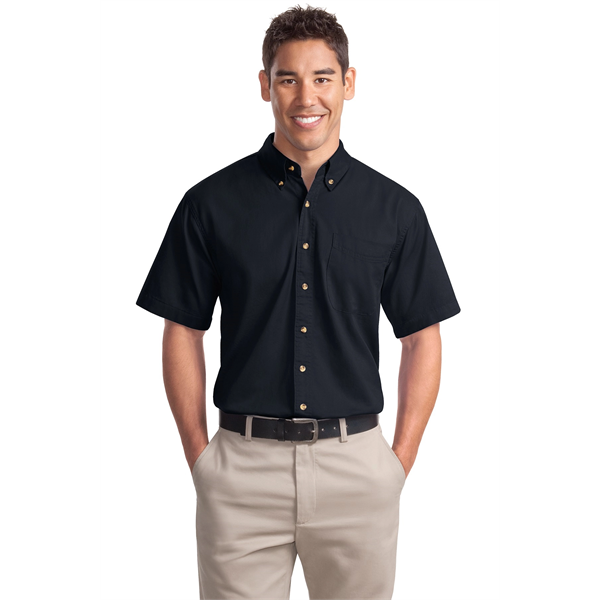 Port Authority Short Sleeve Twill Shirt. - Port Authority Short Sleeve Twill Shirt. - Image 23 of 28