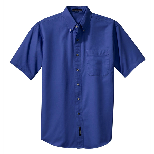 Port Authority Short Sleeve Twill Shirt. - Port Authority Short Sleeve Twill Shirt. - Image 18 of 28