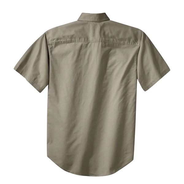 Port Authority Short Sleeve Twill Shirt. - Port Authority Short Sleeve Twill Shirt. - Image 22 of 28