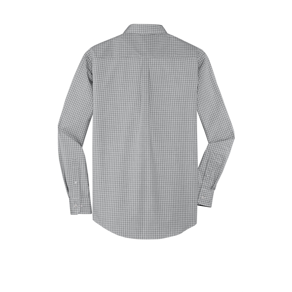 Port Authority Plaid Pattern Easy Care Shirt. - Port Authority Plaid Pattern Easy Care Shirt. - Image 5 of 25