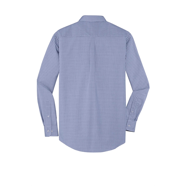 Port Authority Plaid Pattern Easy Care Shirt. - Port Authority Plaid Pattern Easy Care Shirt. - Image 15 of 25