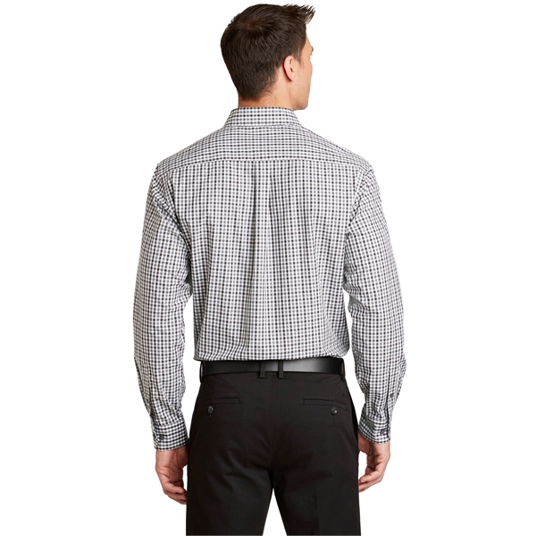 Port Authority Long Sleeve Gingham Easy Care Shirt. - Port Authority Long Sleeve Gingham Easy Care Shirt. - Image 1 of 15