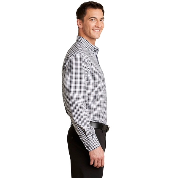 Port Authority Long Sleeve Gingham Easy Care Shirt. - Port Authority Long Sleeve Gingham Easy Care Shirt. - Image 2 of 15