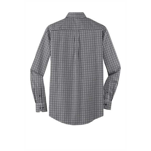 Port Authority Long Sleeve Gingham Easy Care Shirt. - Port Authority Long Sleeve Gingham Easy Care Shirt. - Image 5 of 15