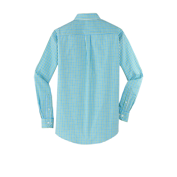 Port Authority Long Sleeve Gingham Easy Care Shirt. - Port Authority Long Sleeve Gingham Easy Care Shirt. - Image 15 of 15