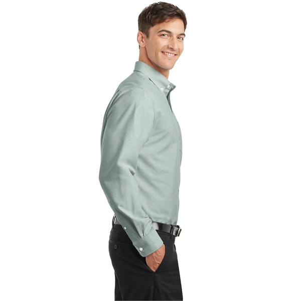 Port Authority SuperPro Oxford Shirt. - Port Authority SuperPro Oxford Shirt. - Image 6 of 35