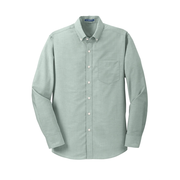 Port Authority SuperPro Oxford Shirt. - Port Authority SuperPro Oxford Shirt. - Image 28 of 35