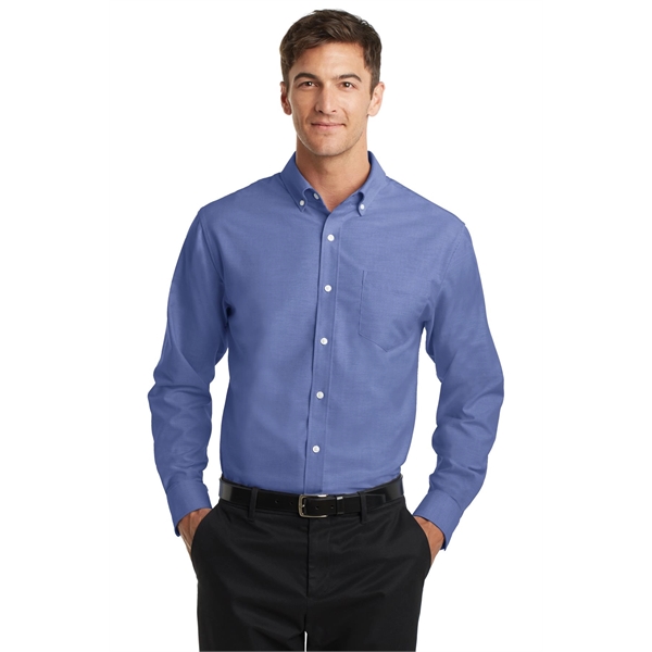 Port Authority SuperPro Oxford Shirt. - Port Authority SuperPro Oxford Shirt. - Image 25 of 35