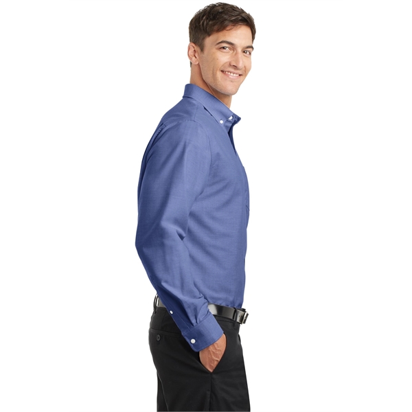 Port Authority SuperPro Oxford Shirt. - Port Authority SuperPro Oxford Shirt. - Image 9 of 35