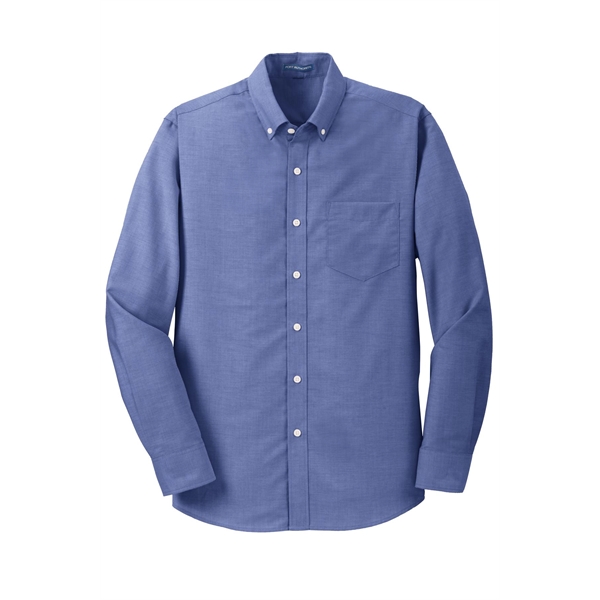 Port Authority SuperPro Oxford Shirt. - Port Authority SuperPro Oxford Shirt. - Image 10 of 35