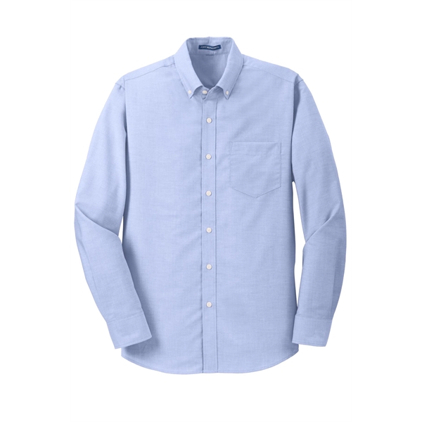 Port Authority SuperPro Oxford Shirt. - Port Authority SuperPro Oxford Shirt. - Image 14 of 35