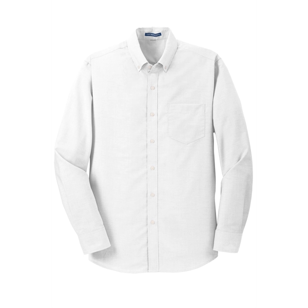 Port Authority SuperPro Oxford Shirt. - Port Authority SuperPro Oxford Shirt. - Image 22 of 35