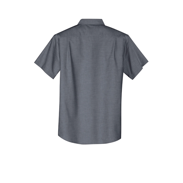 Port Authority Short Sleeve SuperPro Oxford Shirt. - Port Authority Short Sleeve SuperPro Oxford Shirt. - Image 3 of 20