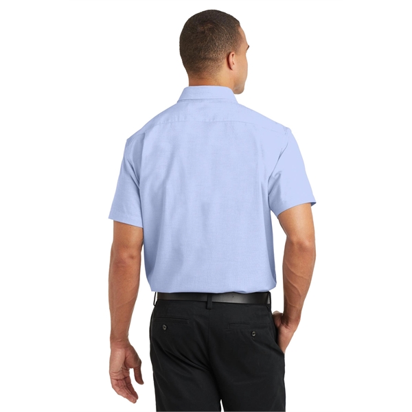 Port Authority Short Sleeve SuperPro Oxford Shirt. - Port Authority Short Sleeve SuperPro Oxford Shirt. - Image 7 of 20