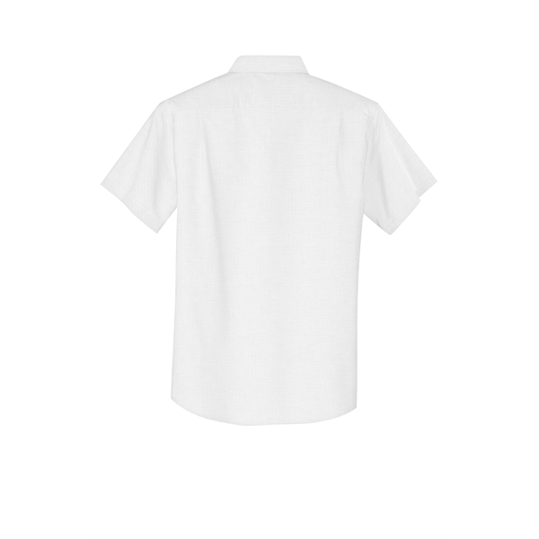 Port Authority Short Sleeve SuperPro Oxford Shirt. - Port Authority Short Sleeve SuperPro Oxford Shirt. - Image 13 of 20