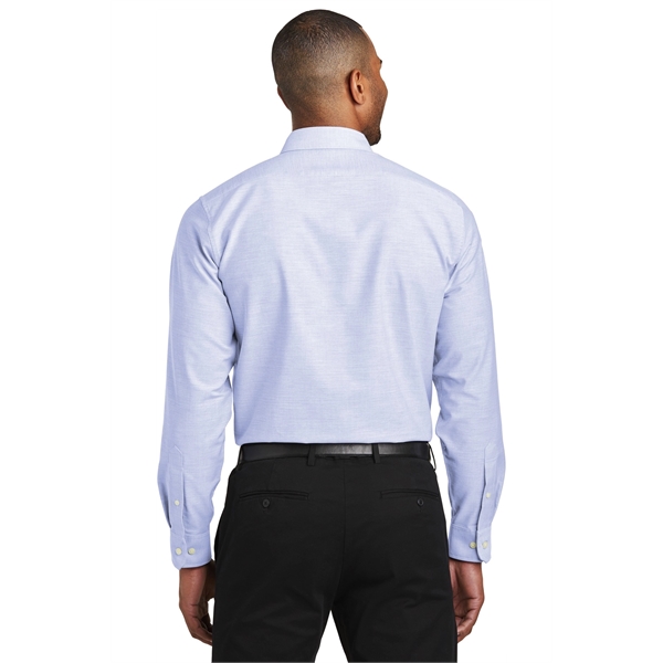 Port Authority Slim Fit SuperPro Oxford Shirt. - Port Authority Slim Fit SuperPro Oxford Shirt. - Image 10 of 20