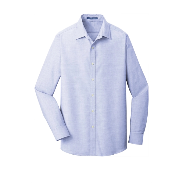 Port Authority Slim Fit SuperPro Oxford Shirt. - Port Authority Slim Fit SuperPro Oxford Shirt. - Image 2 of 20