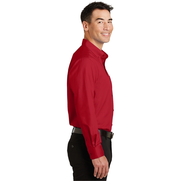 Port Authority SuperPro Twill Shirt. - Port Authority SuperPro Twill Shirt. - Image 13 of 45