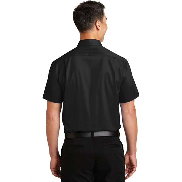 Port Authority Short Sleeve SuperPro Twill Shirt. - Port Authority Short Sleeve SuperPro Twill Shirt. - Image 6 of 40